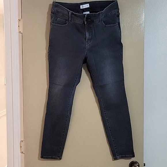 Lane Bryant Denim - Lane Bryant Flex Magic Gray Denim Skinny Jeans Women's Size 14
